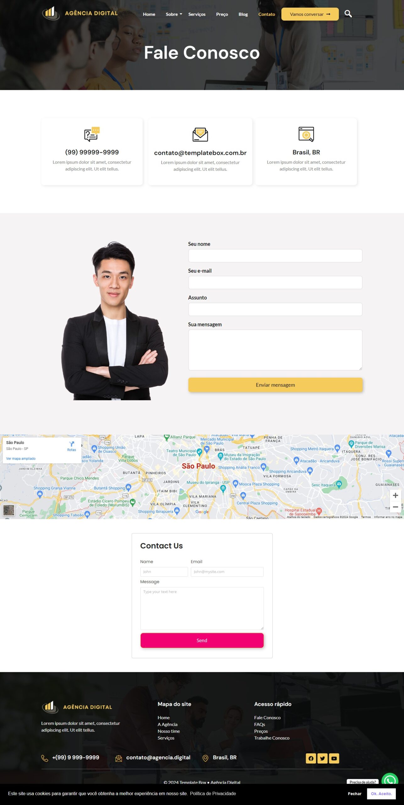 Site completo para Agência Digital - Fácil instalação e personalização - Imagem 5